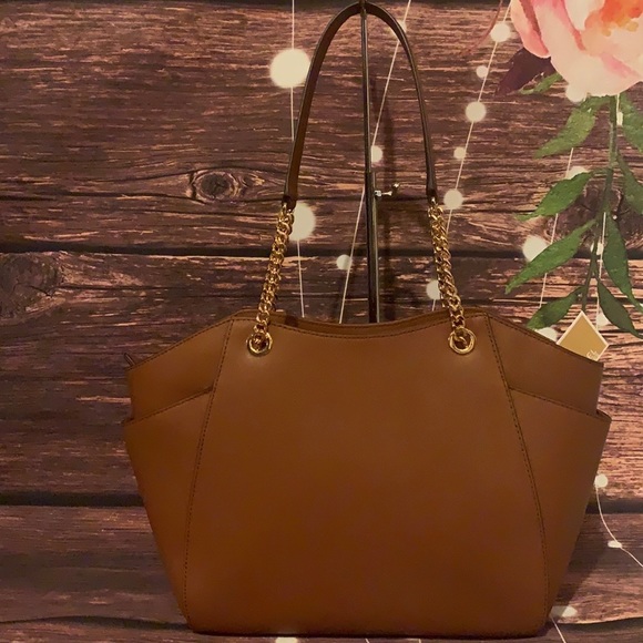 🌺 MICHAEL KORS 🌺 LARGE CHAIN LUGGAGE SHOULDER - Picture 7 of 8